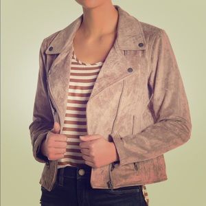 Blank NYC Light Brown Suede Jacket